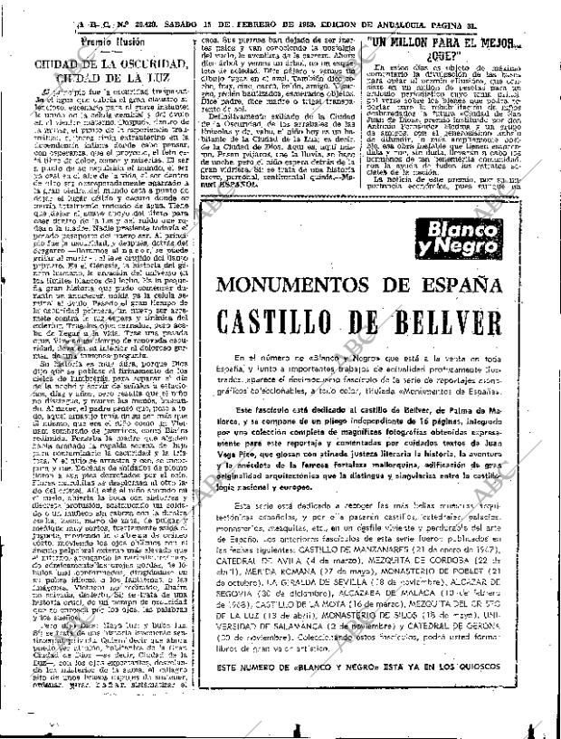 ABC SEVILLA 15-02-1969 página 31