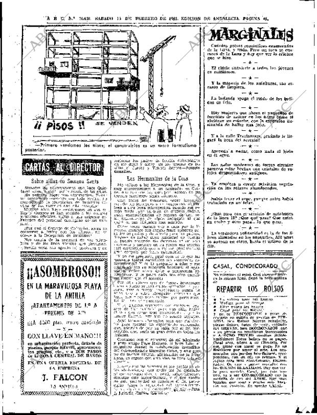 ABC SEVILLA 15-02-1969 página 41