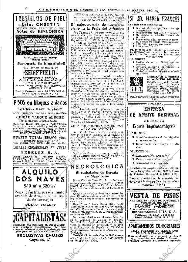 ABC MADRID 16-02-1969 página 32