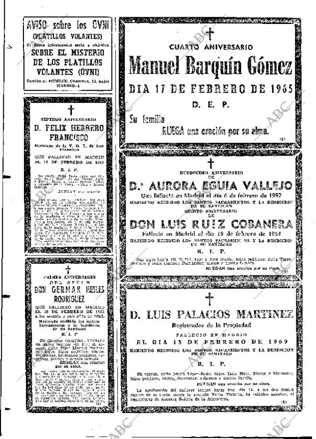 ABC MADRID 16-02-1969 página 96