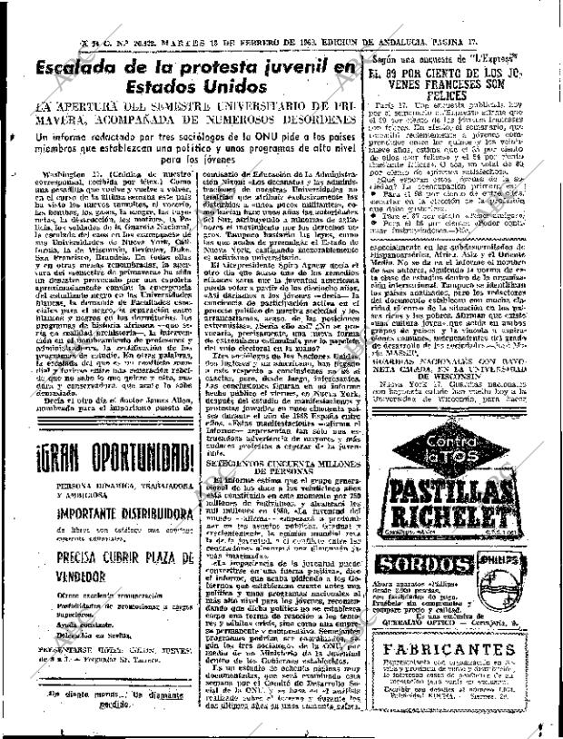 ABC SEVILLA 18-02-1969 página 17