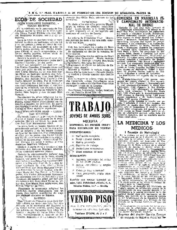 ABC SEVILLA 18-02-1969 página 34