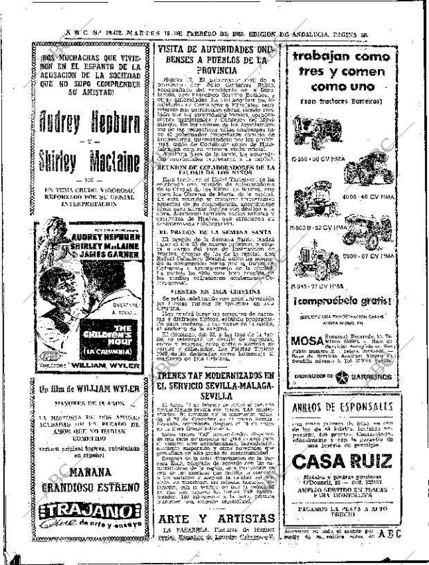 ABC SEVILLA 18-02-1969 página 36