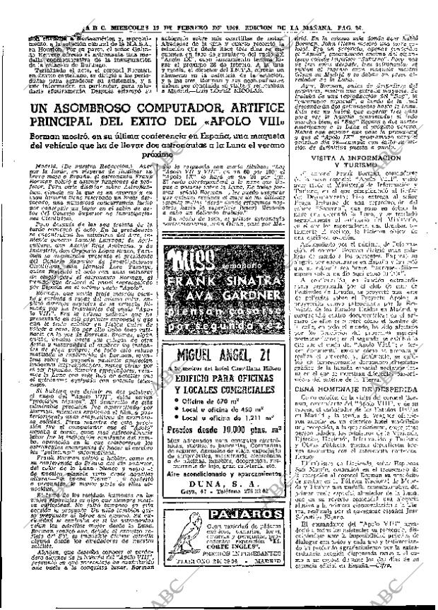 ABC MADRID 19-02-1969 página 26