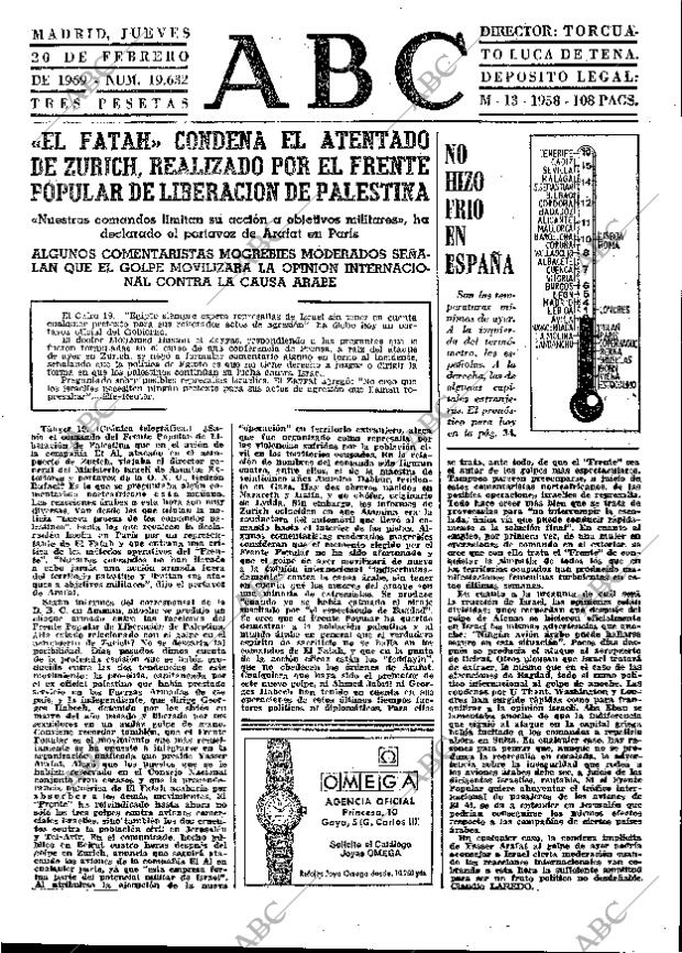 ABC MADRID 20-02-1969 página 15