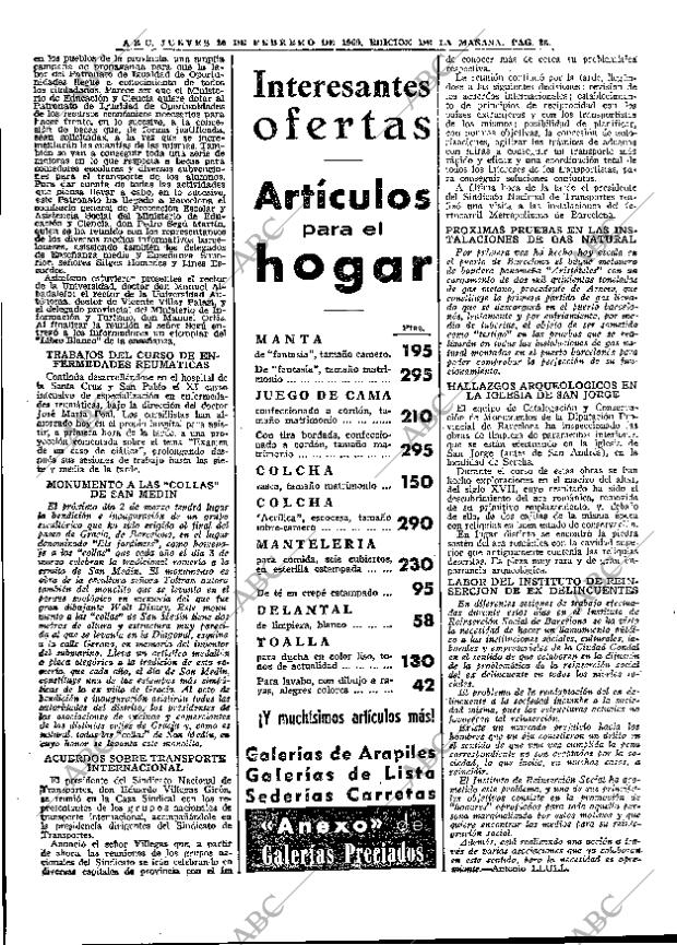 ABC MADRID 20-02-1969 página 38