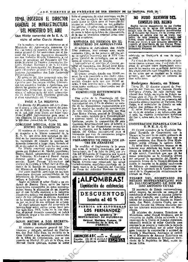 ABC MADRID 21-02-1969 página 25