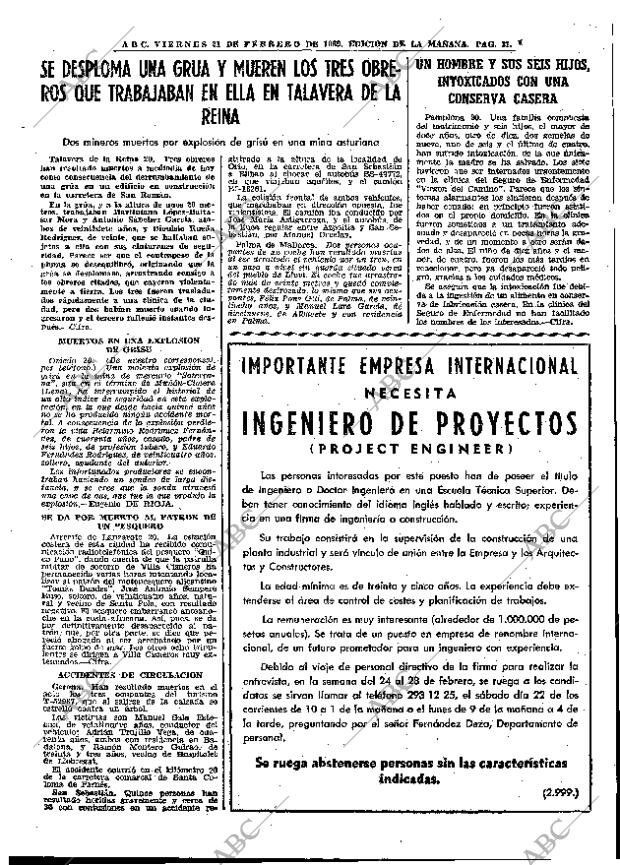 ABC MADRID 21-02-1969 página 31