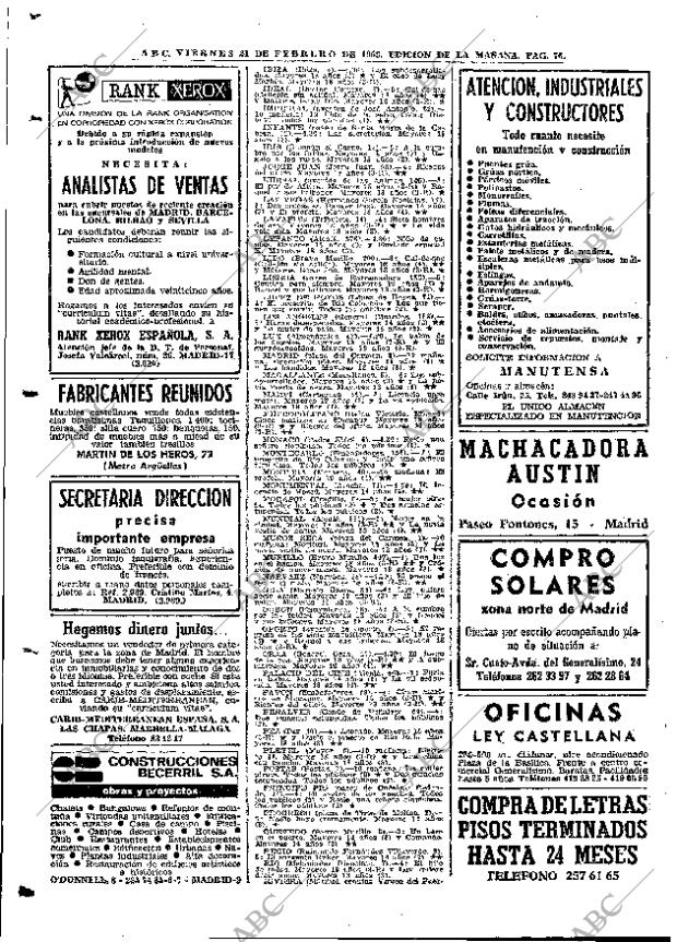 ABC MADRID 21-02-1969 página 76