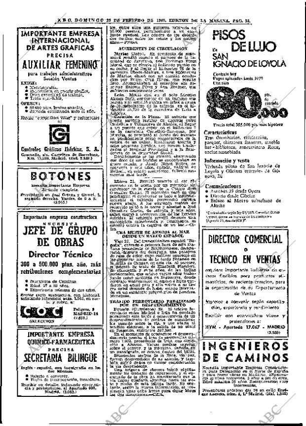 ABC MADRID 23-02-1969 página 32