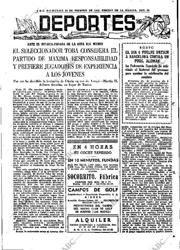 ABC MADRID 23-02-1969 página 59