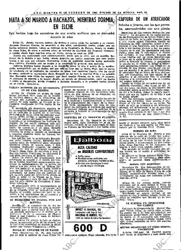 ABC MADRID 25-02-1969 página 29