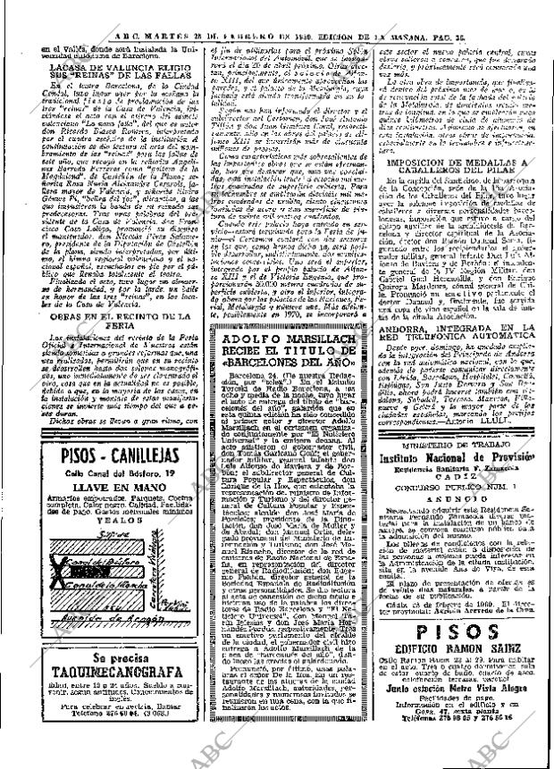 ABC MADRID 25-02-1969 página 36