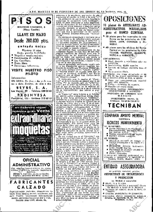 ABC MADRID 25-02-1969 página 38