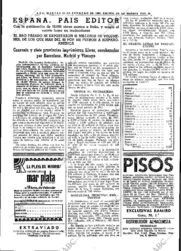 ABC MADRID 25-02-1969 página 48