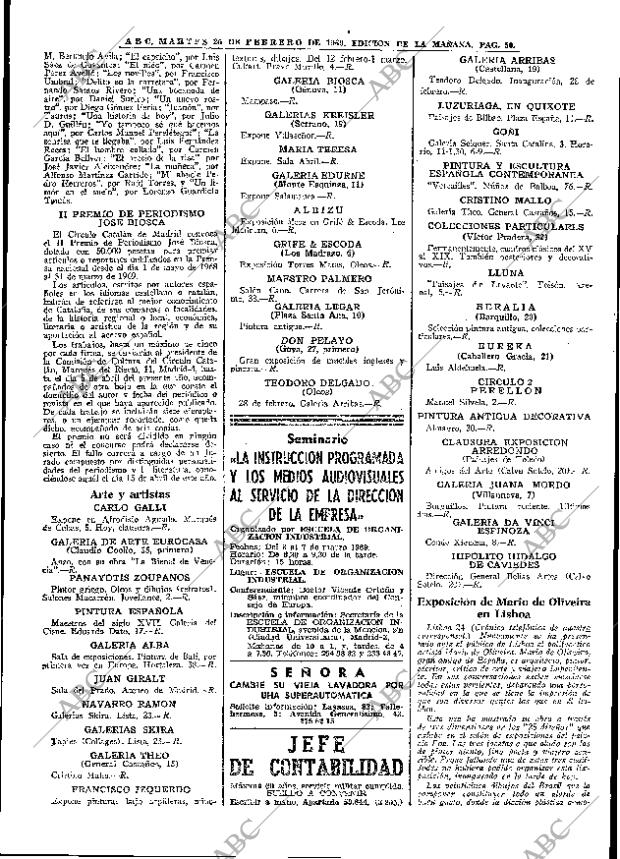 ABC MADRID 25-02-1969 página 50