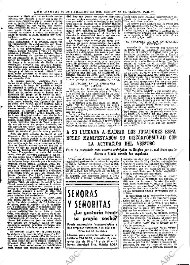 ABC MADRID 25-02-1969 página 62