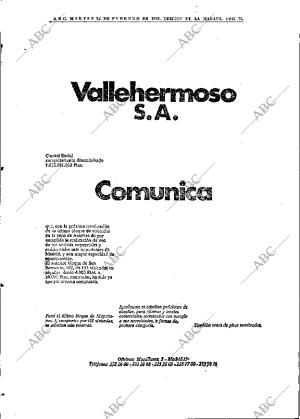 ABC MADRID 25-02-1969 página 72