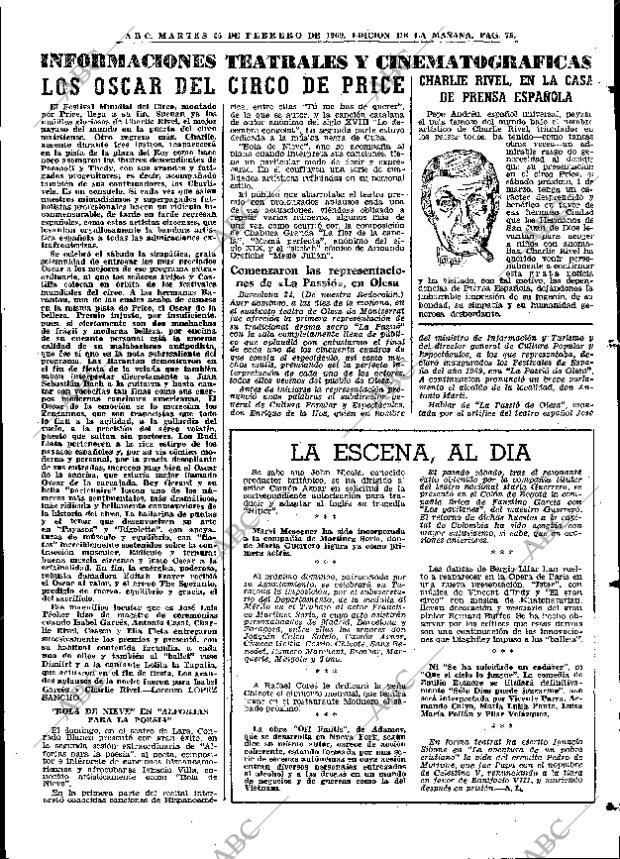 ABC MADRID 25-02-1969 página 75