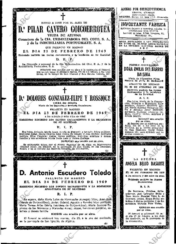 ABC MADRID 25-02-1969 página 98