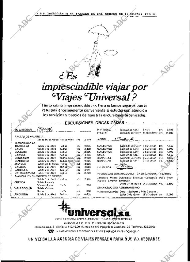 ABC MADRID 26-02-1969 página 36