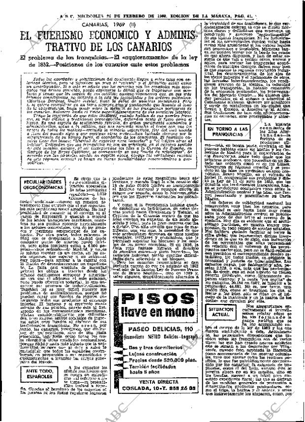 ABC MADRID 26-02-1969 página 41