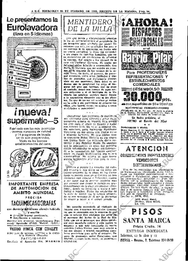 ABC MADRID 26-02-1969 página 50