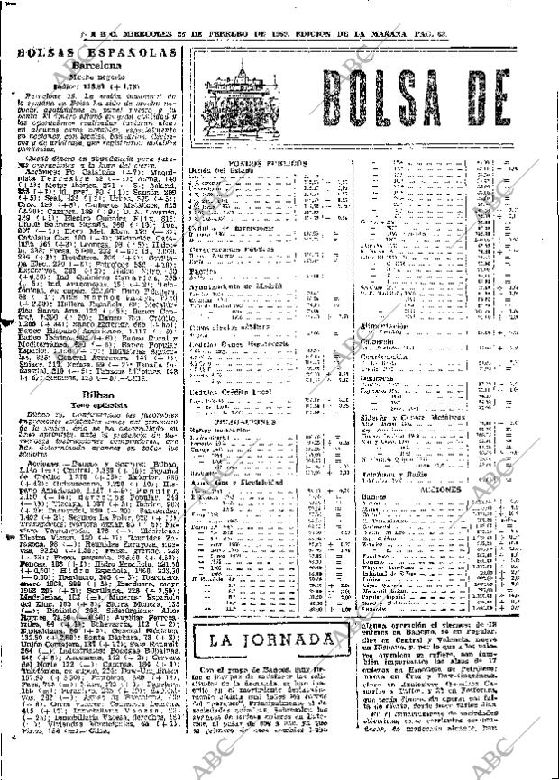 ABC MADRID 26-02-1969 página 62