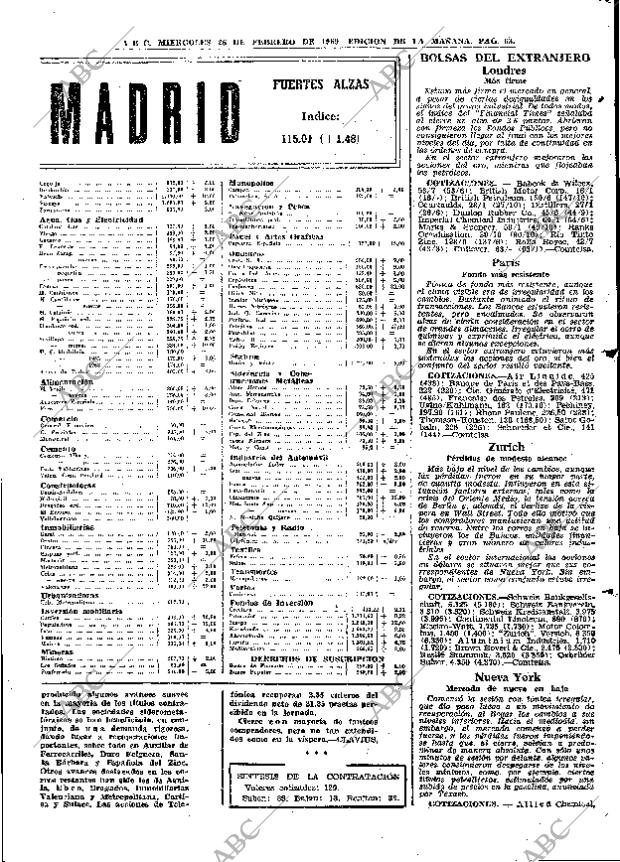 ABC MADRID 26-02-1969 página 63