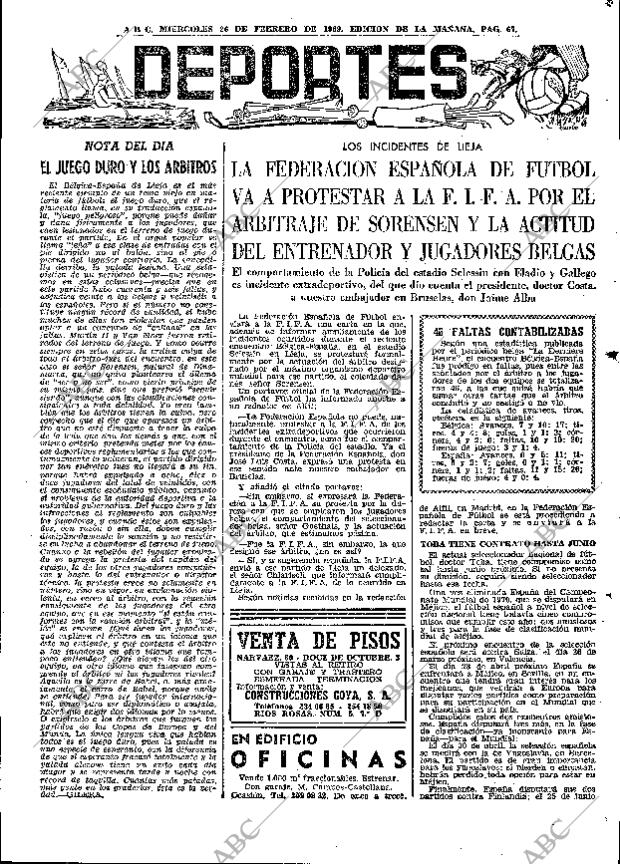 ABC MADRID 26-02-1969 página 67