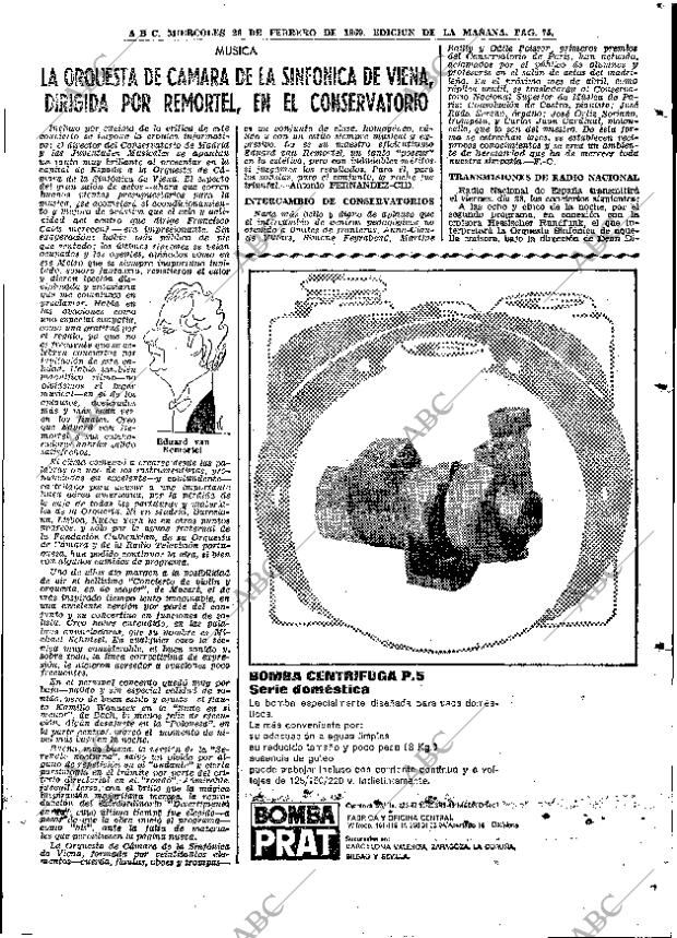 ABC MADRID 26-02-1969 página 75