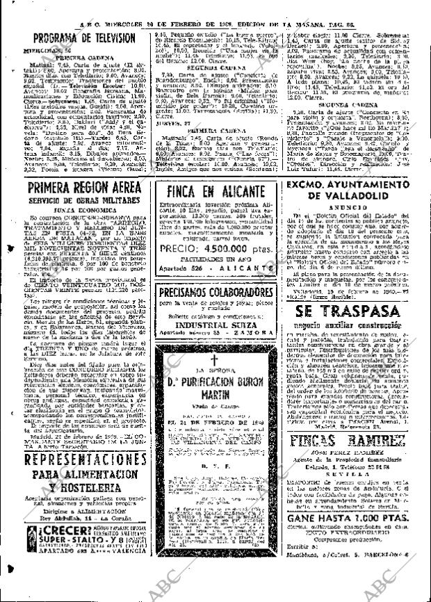 ABC MADRID 26-02-1969 página 86