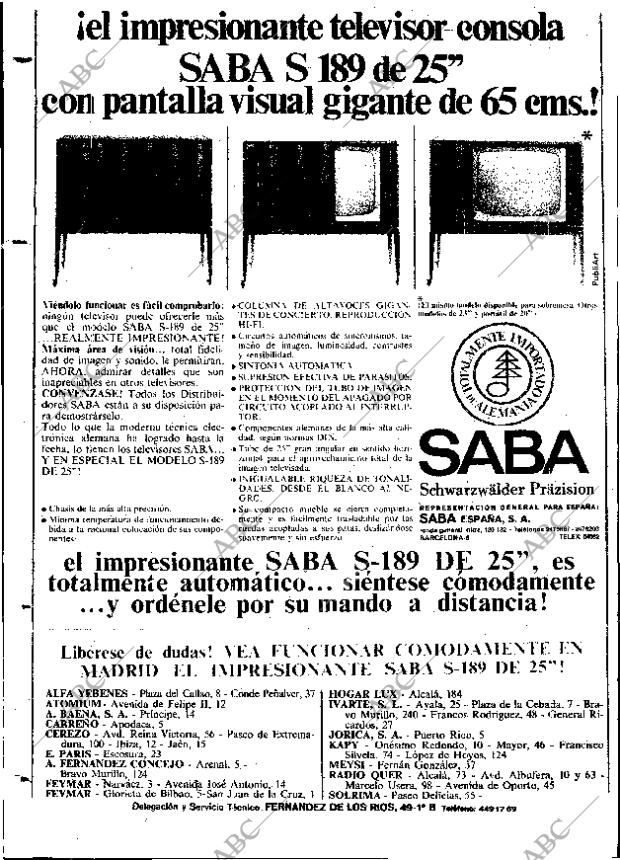 ABC MADRID 27-02-1969 página 12