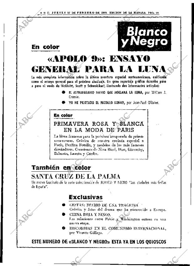 ABC MADRID 27-02-1969 página 29