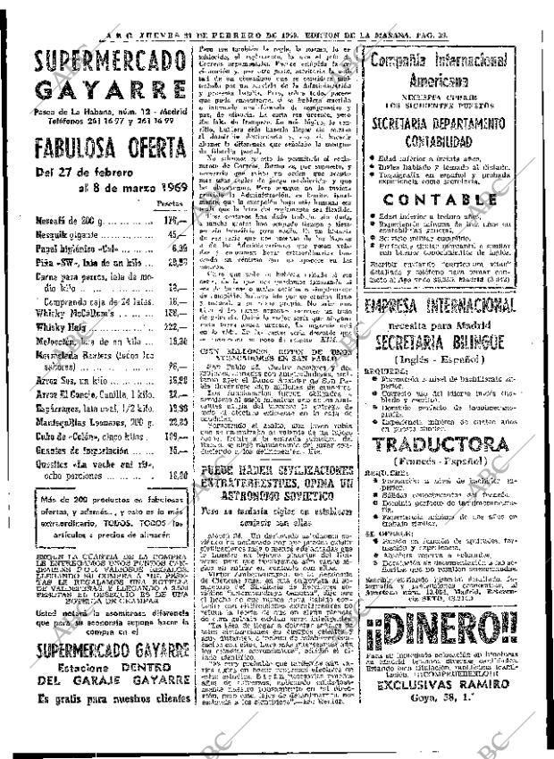 ABC MADRID 27-02-1969 página 32