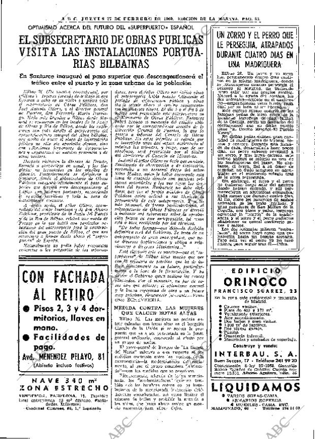 ABC MADRID 27-02-1969 página 35