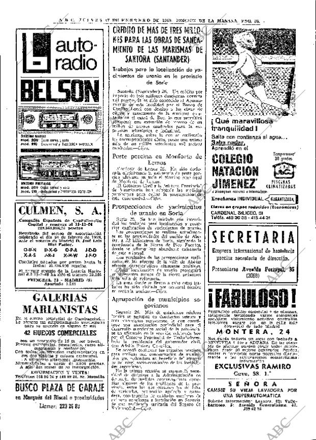 ABC MADRID 27-02-1969 página 36