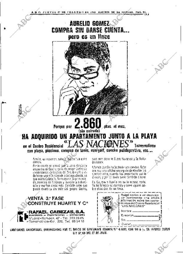 ABC MADRID 27-02-1969 página 58