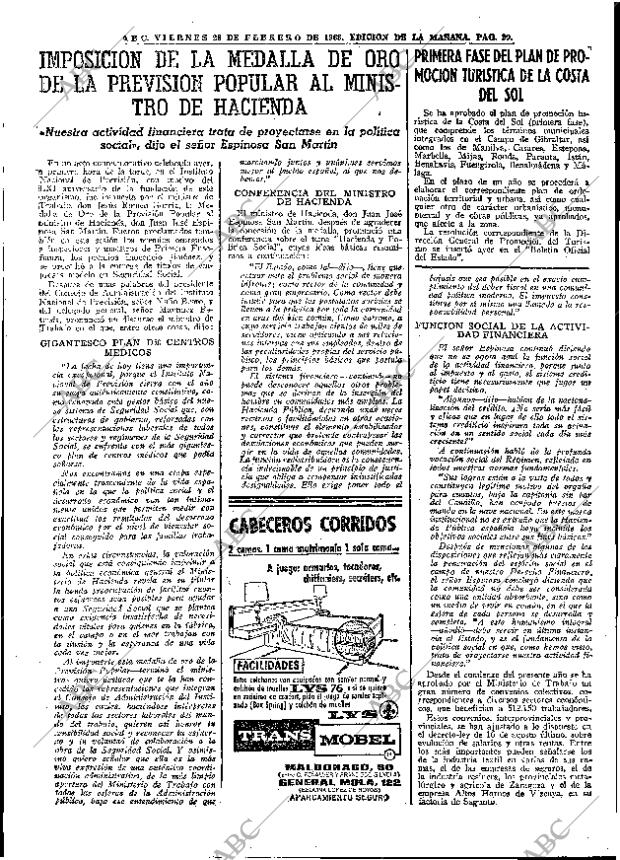 ABC MADRID 28-02-1969 página 29