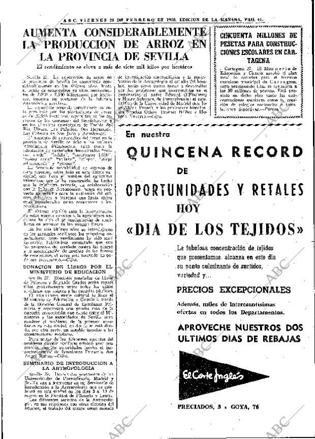 ABC MADRID 28-02-1969 página 41