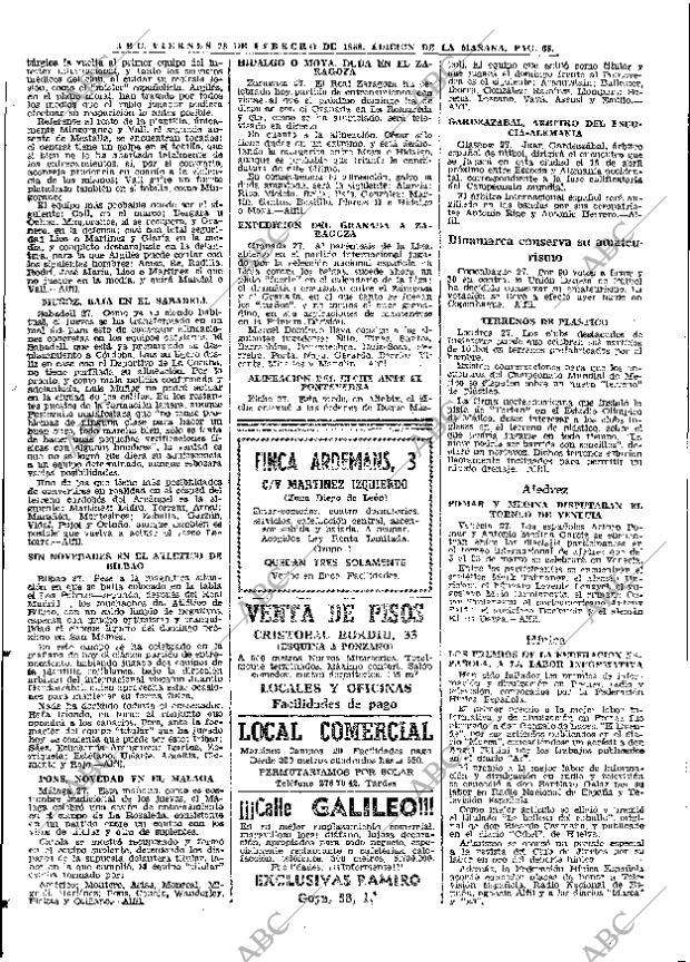 ABC MADRID 28-02-1969 página 68