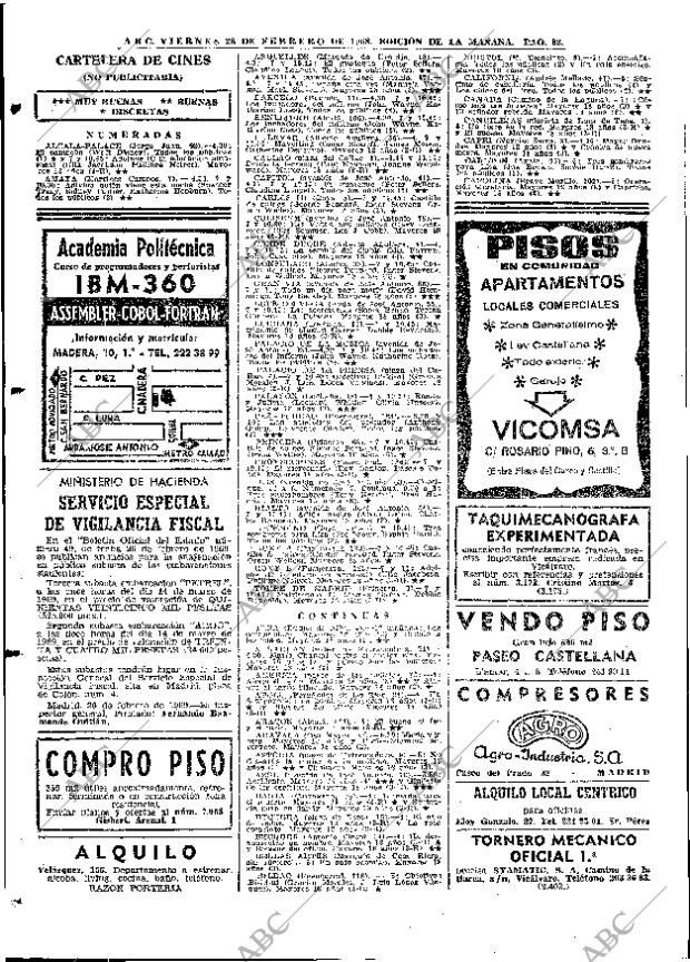 ABC MADRID 28-02-1969 página 82