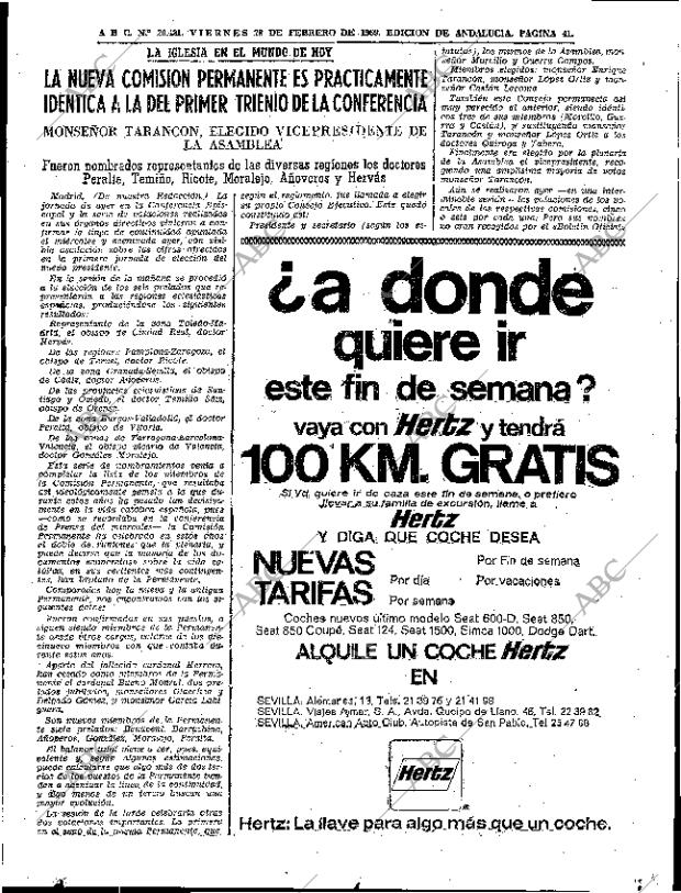 ABC SEVILLA 28-02-1969 página 41