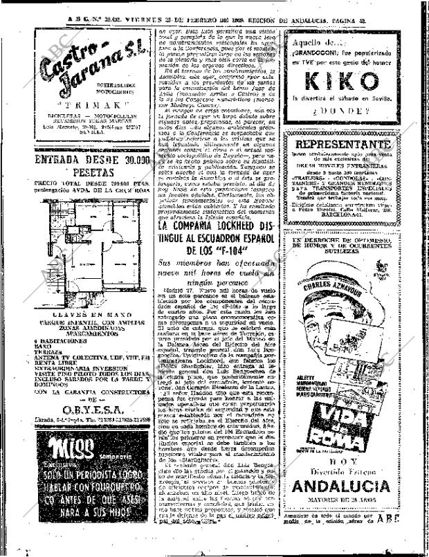 ABC SEVILLA 28-02-1969 página 42