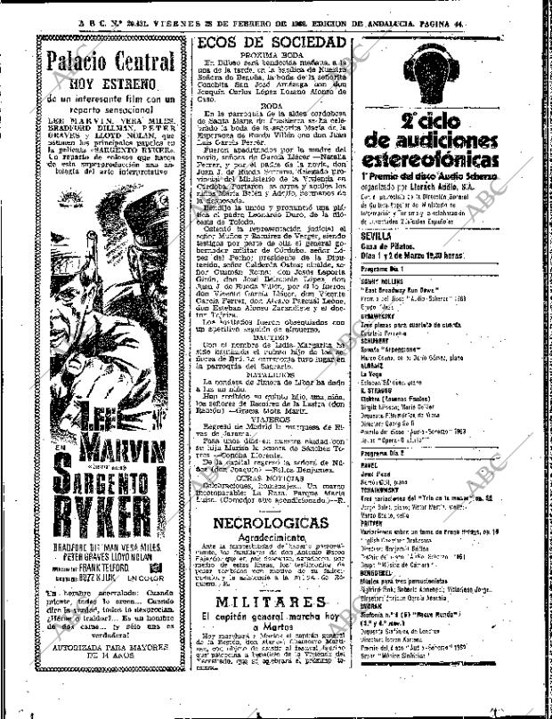 ABC SEVILLA 28-02-1969 página 44