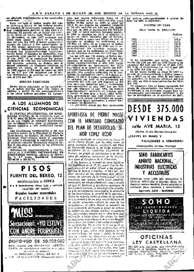 ABC MADRID 01-03-1969 página 64