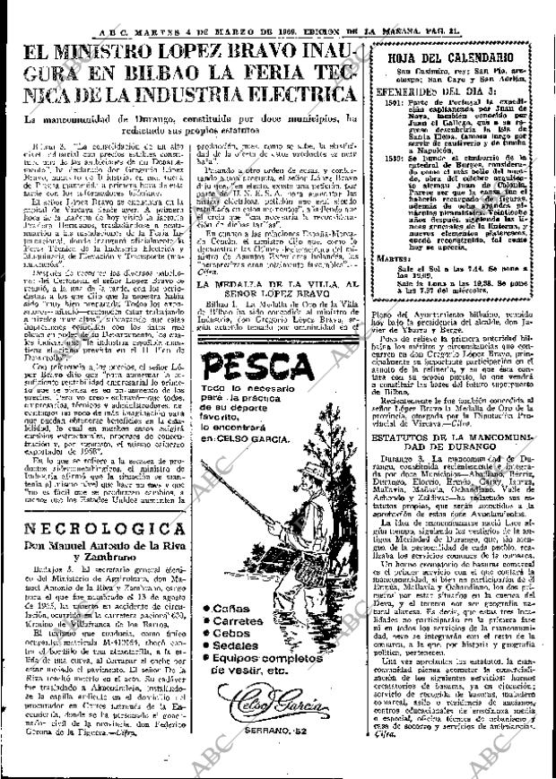 ABC MADRID 04-03-1969 página 43