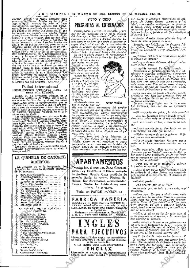 ABC MADRID 04-03-1969 página 69