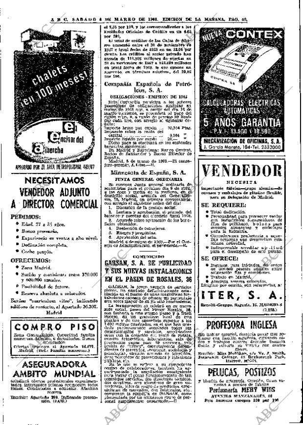 ABC MADRID 08-03-1969 página 70