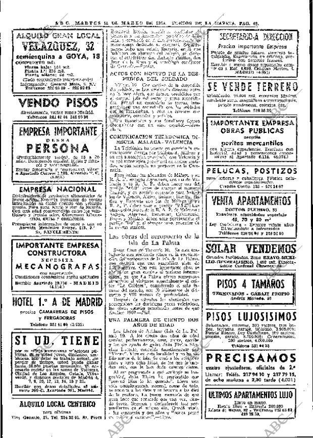 ABC MADRID 11-03-1969 página 64